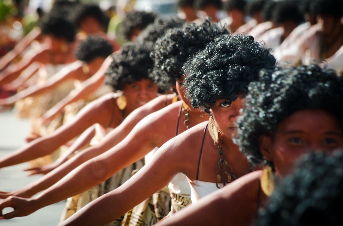 Fijian traditional dance performance