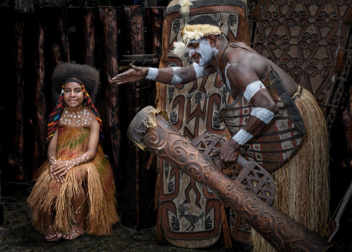 Fijian cultural greeting ritual