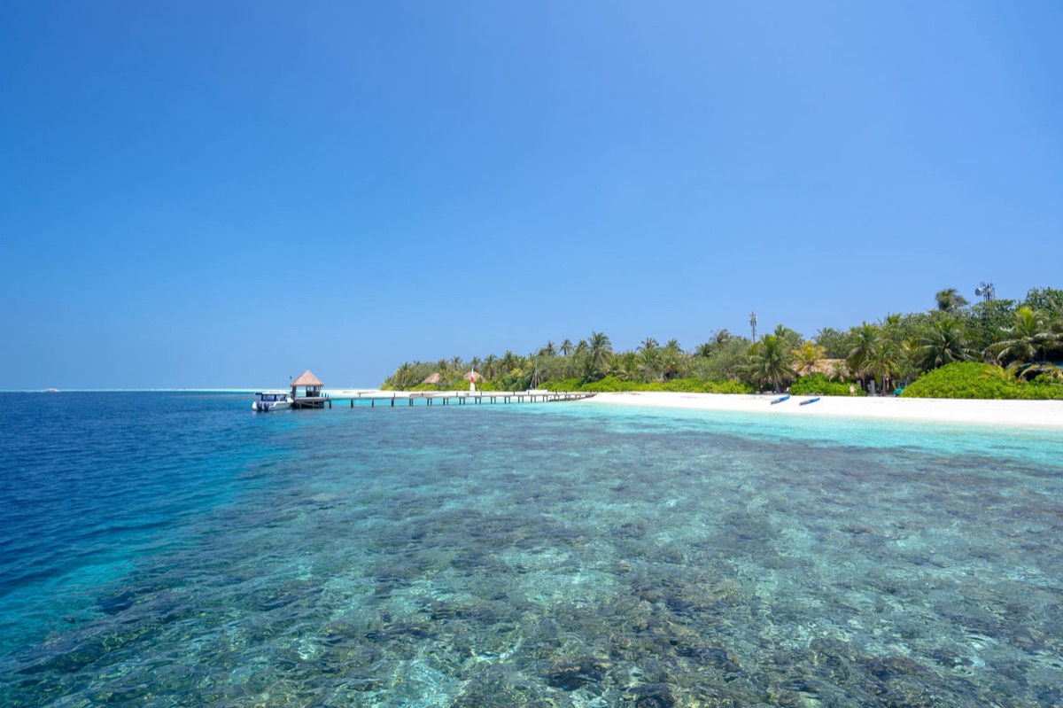 île distante plage