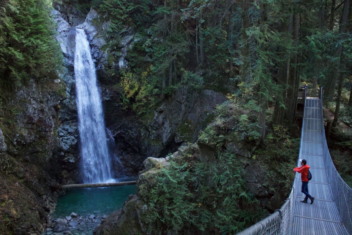 ジンジャーの山間の水落とし