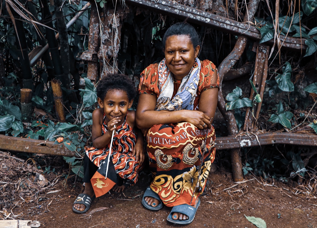 famiglia in foto fiji