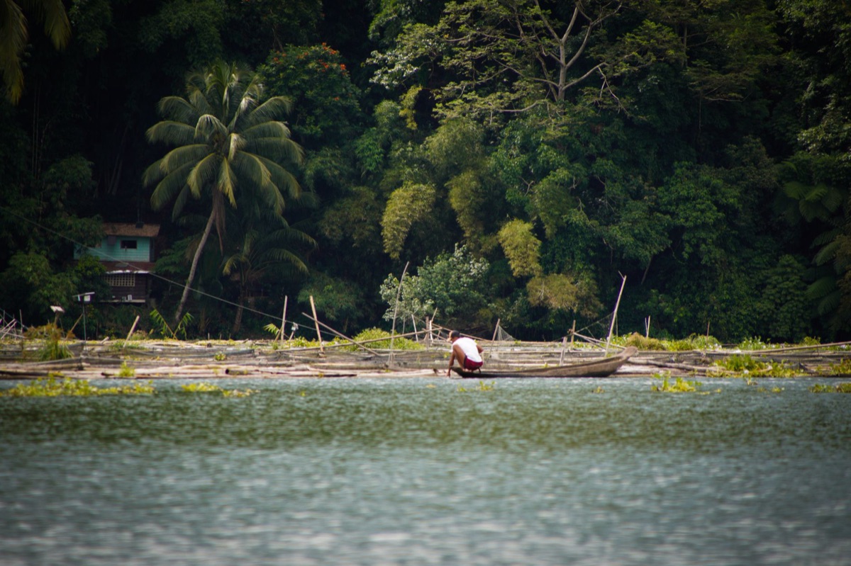 villages with canoes