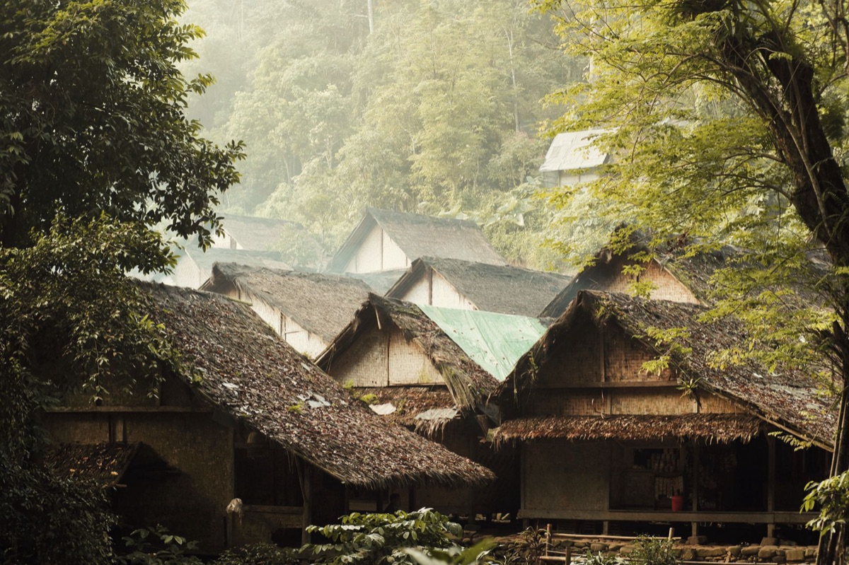 Traditional Fijian village