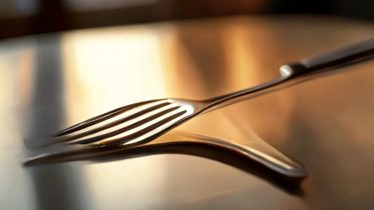 Uma colher que mostra informações nutricionais para escolher alimentos mais saudáveis.