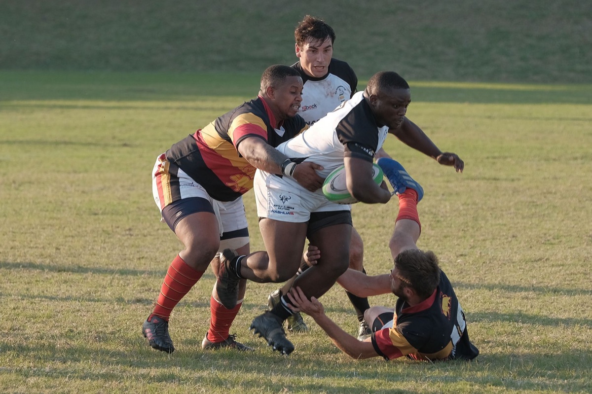 Fiji rugby field with players
